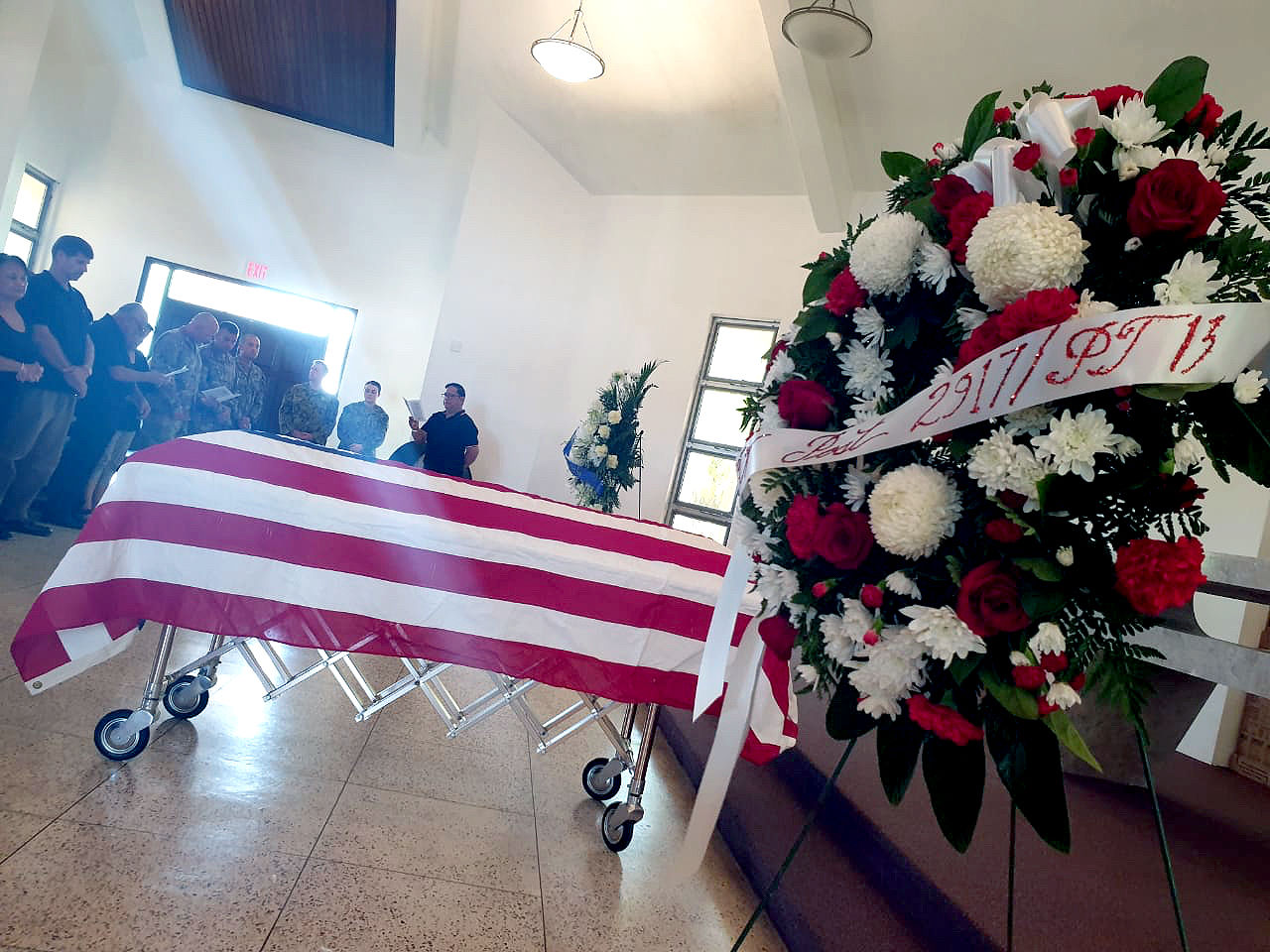 Airman laid to rest in Piti